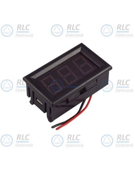 Panelowy woltomierz LED 2.5 - 30V czerwony
