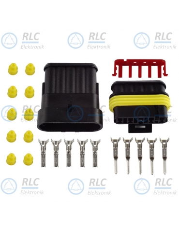 Złącze  Superseal wtyk + gniazdo 5pin