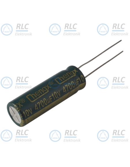 Kon. elek. 4700uF/10V 10x30mm LOW ESR